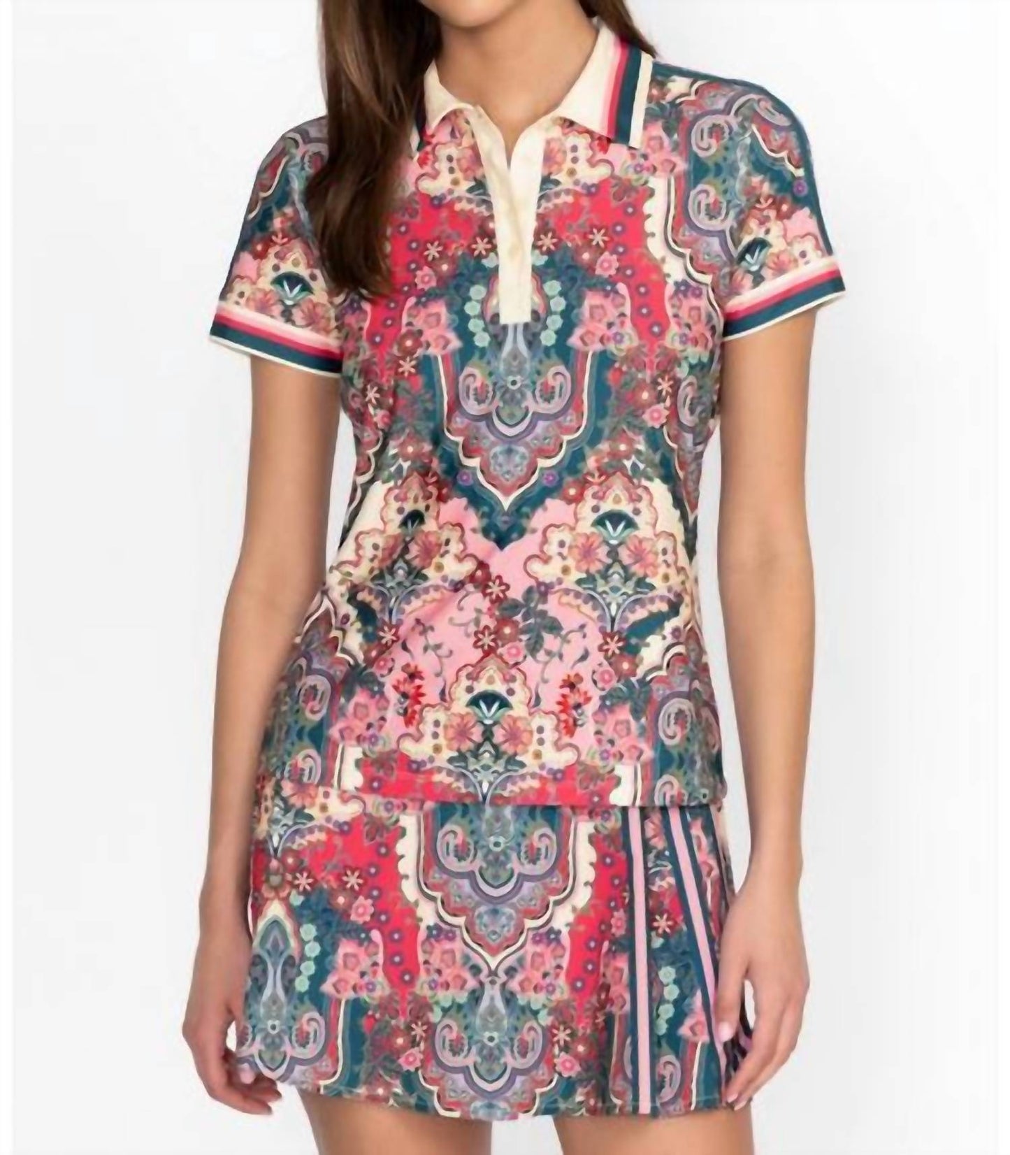 Johnny Was - BEE ACTIVE POLO TEE