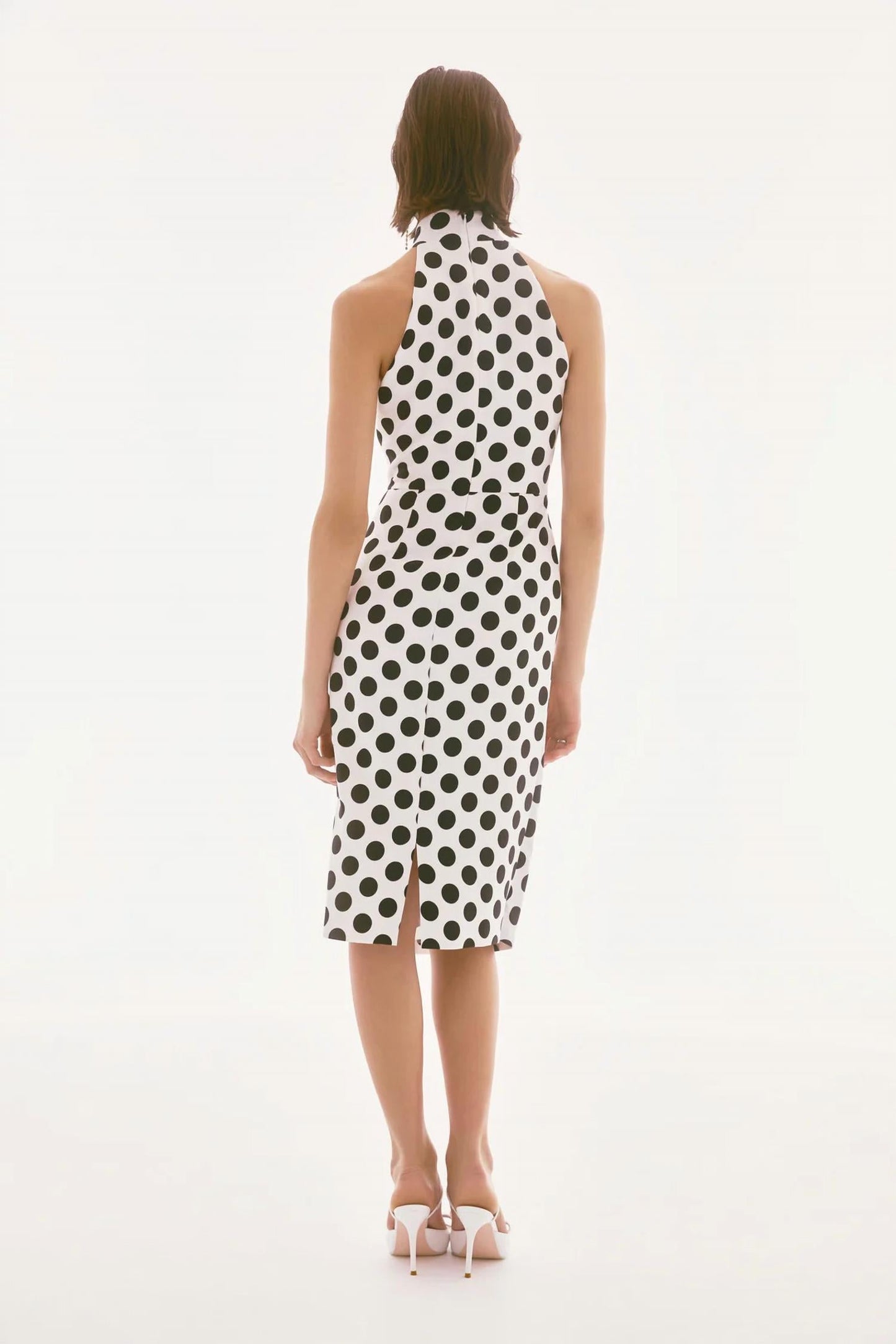 Joseph Ribkoff - Polka Dot Halter Dress