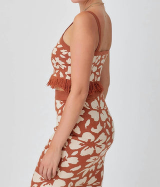 Baevely By Wellmade - Tulum Nights Knit Crop Top