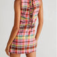 Free People - Walk The Walk Plaid Mini Dress