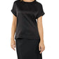 Joseph Ribkoff - Crew Neck Pullover With Rolled Sleeves Top