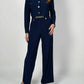 Frank Lyman - Front Pockets Knit Jacket