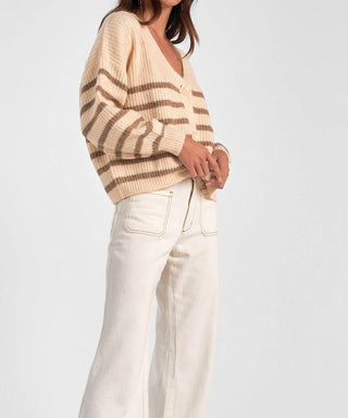 Elan - Carmel Stripe Cardigan