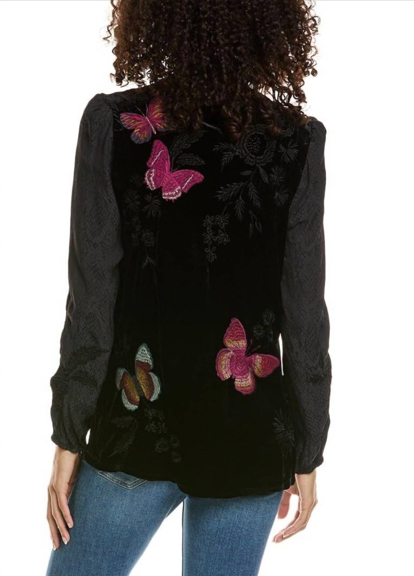 Johnny Was - Nova Velvet Back Blouse