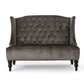 Nurturing - Upholstered Loveseat With Wing Back And Diamond Tufting