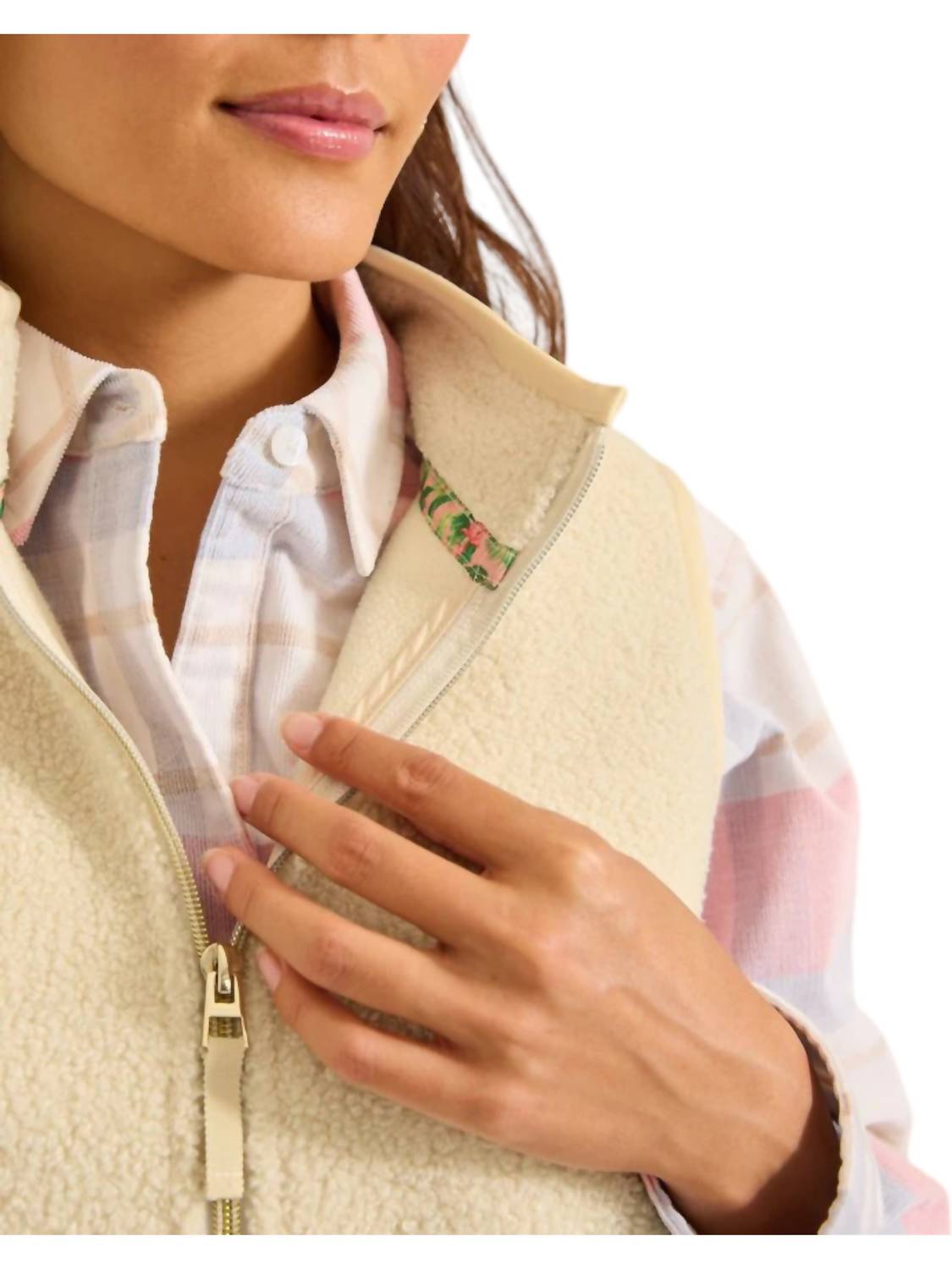 Tommy Bahama - Faux Sherpa Hybrid Vest