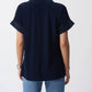 Joseph Ribkoff - Collared V-neck Short Sleeve Top