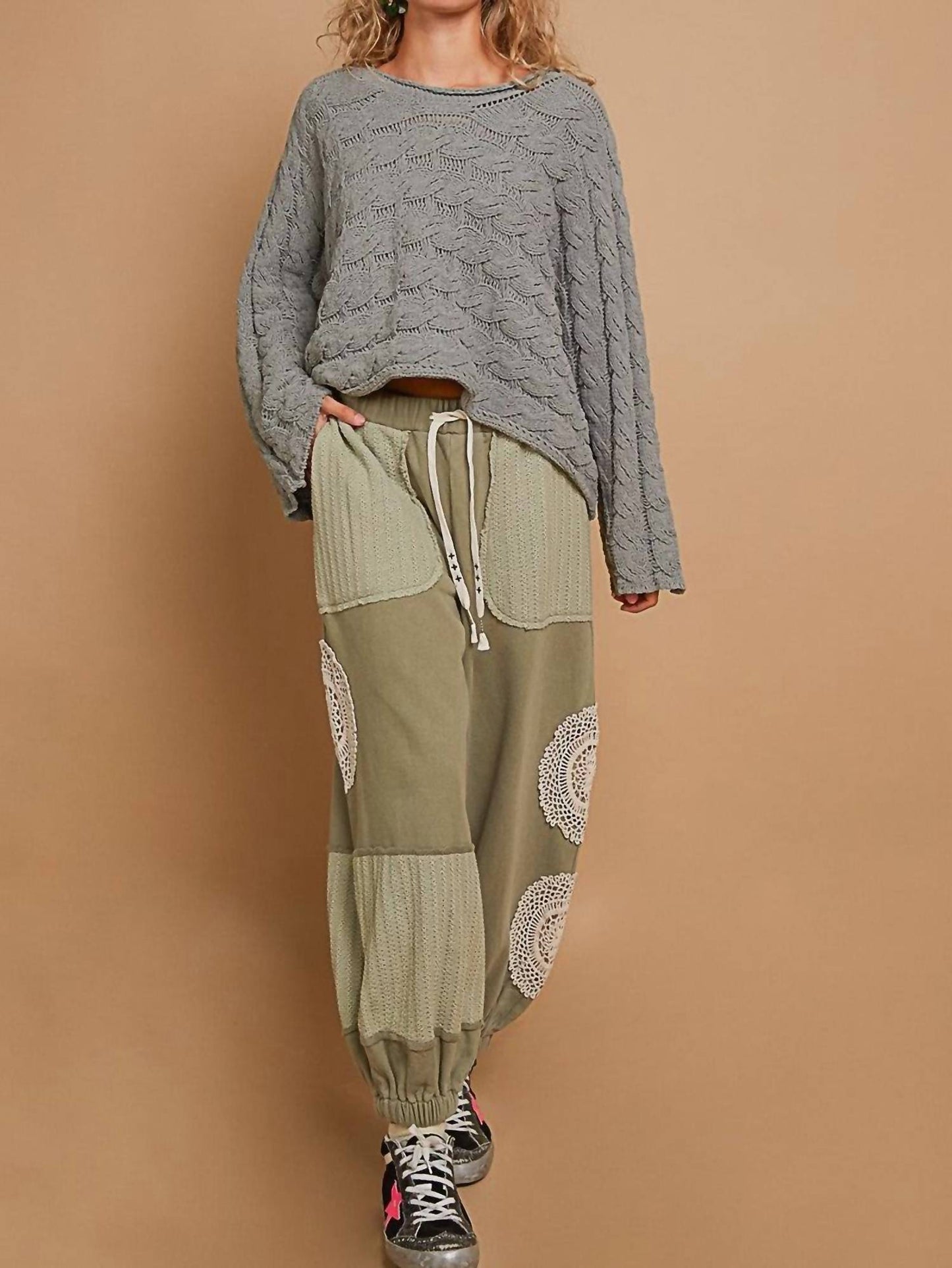 Pol - Cropped Chenille Sweater