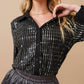 Blue B - City of Lights Button Down Top