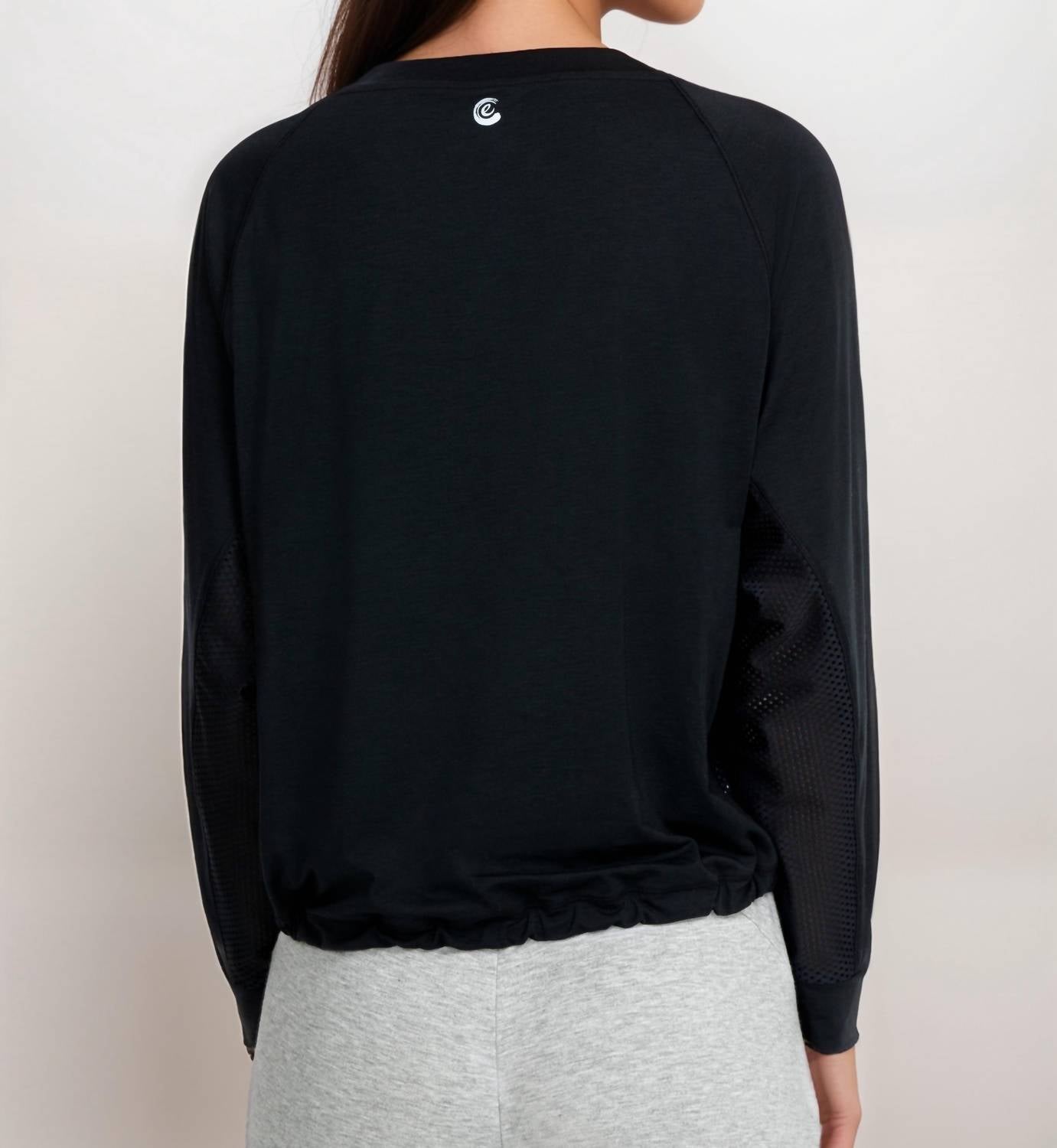 Johnny Was - Calme Effect Mesh Contrast Pullover