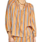 Current Air - Multi Stripe Round Neck Blouse