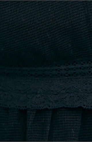 Free People - Berlin Trapeze Embroidered Semi Sheer Lace Slip Mini Dress