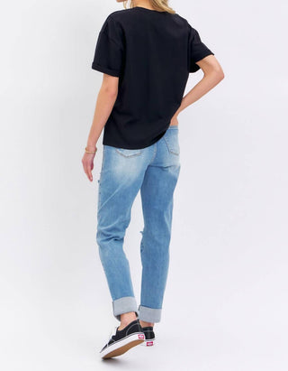 Judy Blue - High Waist Destroy Boyfriend Jeans