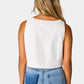 Buddylove - Manning Vegan Leather Cropped Tank Top