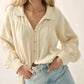 Promesa - Cotton Raw-edge Button-up Shirt