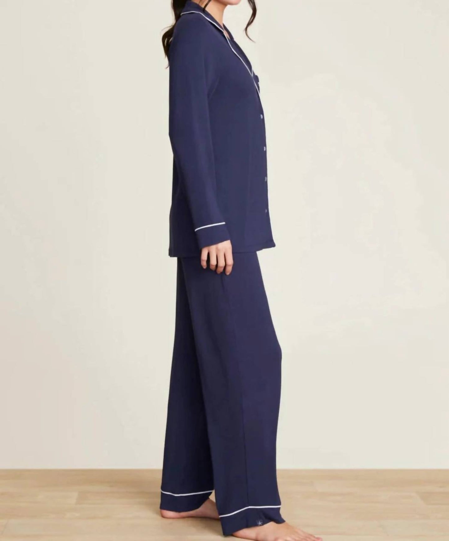 Barefoot Dreams - Luxe Milk Jersey Piped Pajamas