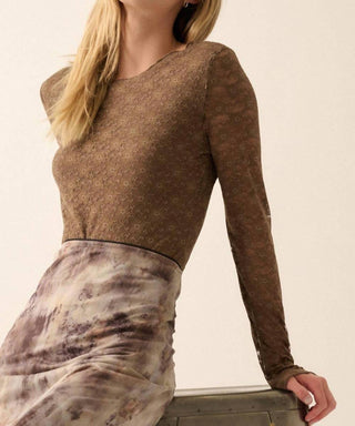 Promesa - Lace Woven Bodysuit