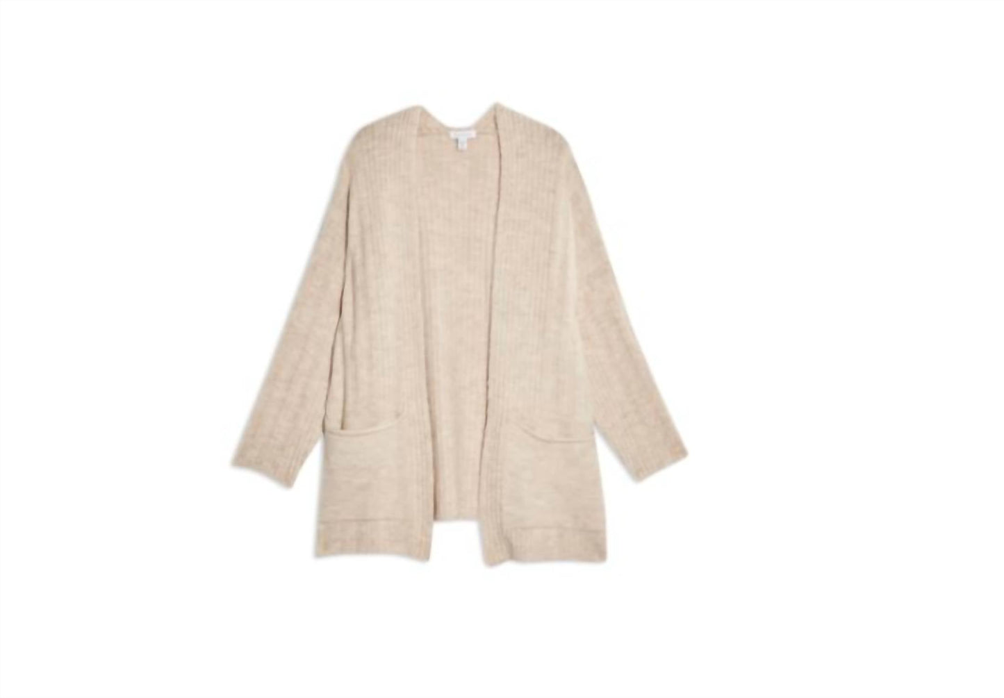 Topshop - Knit Open Front Oversized Sweater Cardigan