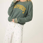 Pj Salvage - Long Sleeve Campfire Cozy Button Up Top