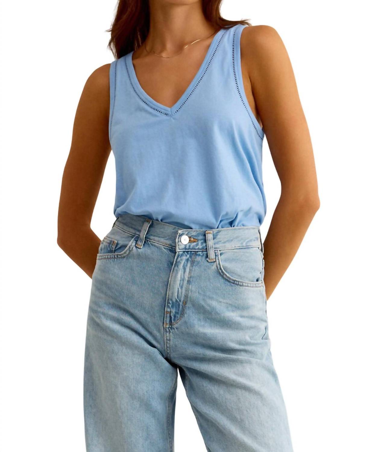 Z Supply - Vagabond Lace Trim Tank