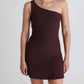 Wolven - Active One-shoulder Mini Dress