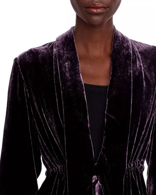 Eileen Fisher - High Collar Velvet Jacket