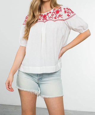 Thml - Scarlet Garden Blouse