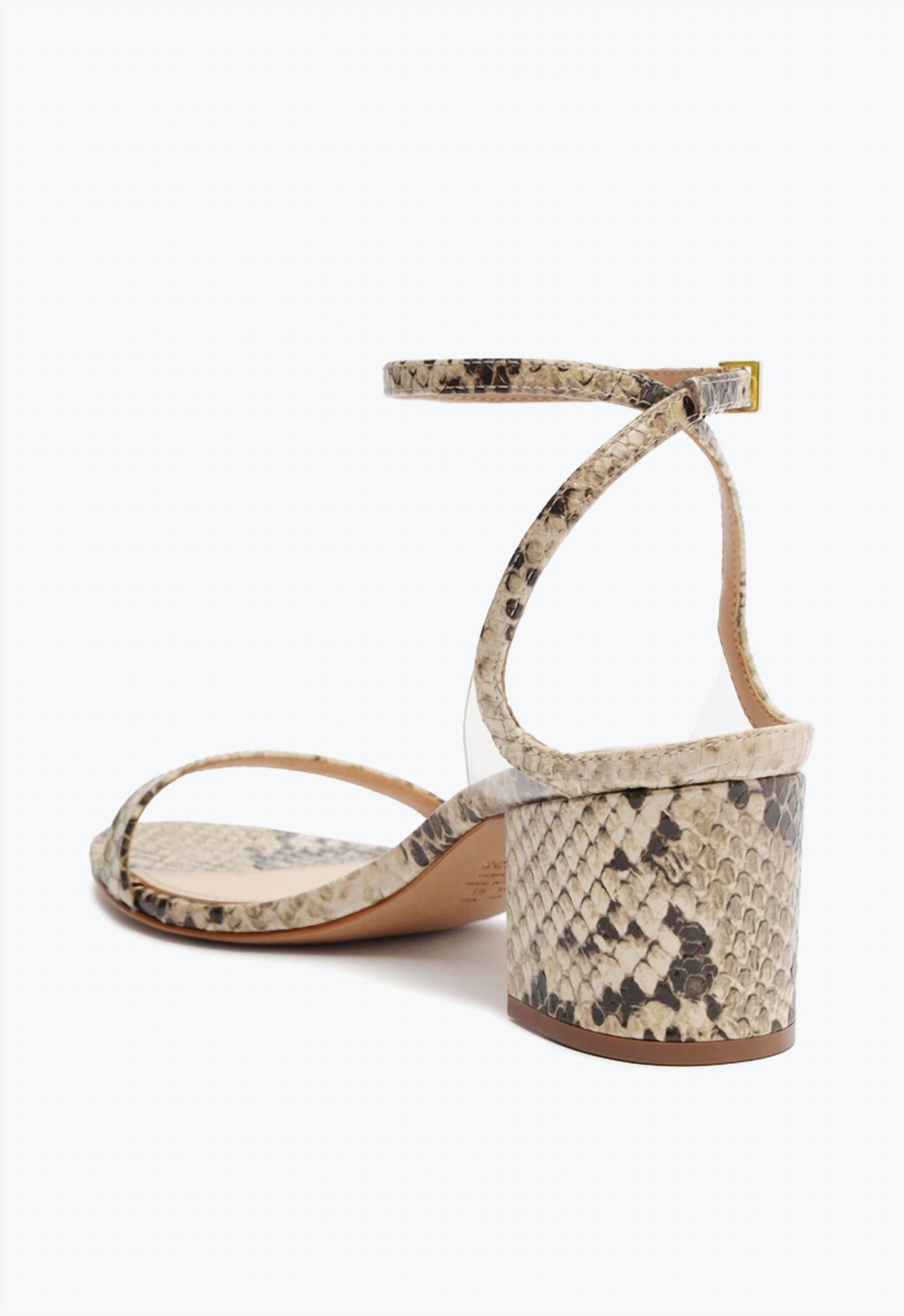 Schutz - Women's Skye Mid Snake Print Block Heel