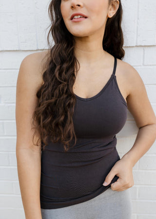 Elietian - Built In Bra Cami Top