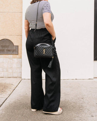 Steve Madden - Linen Blend Straight Leg Pants