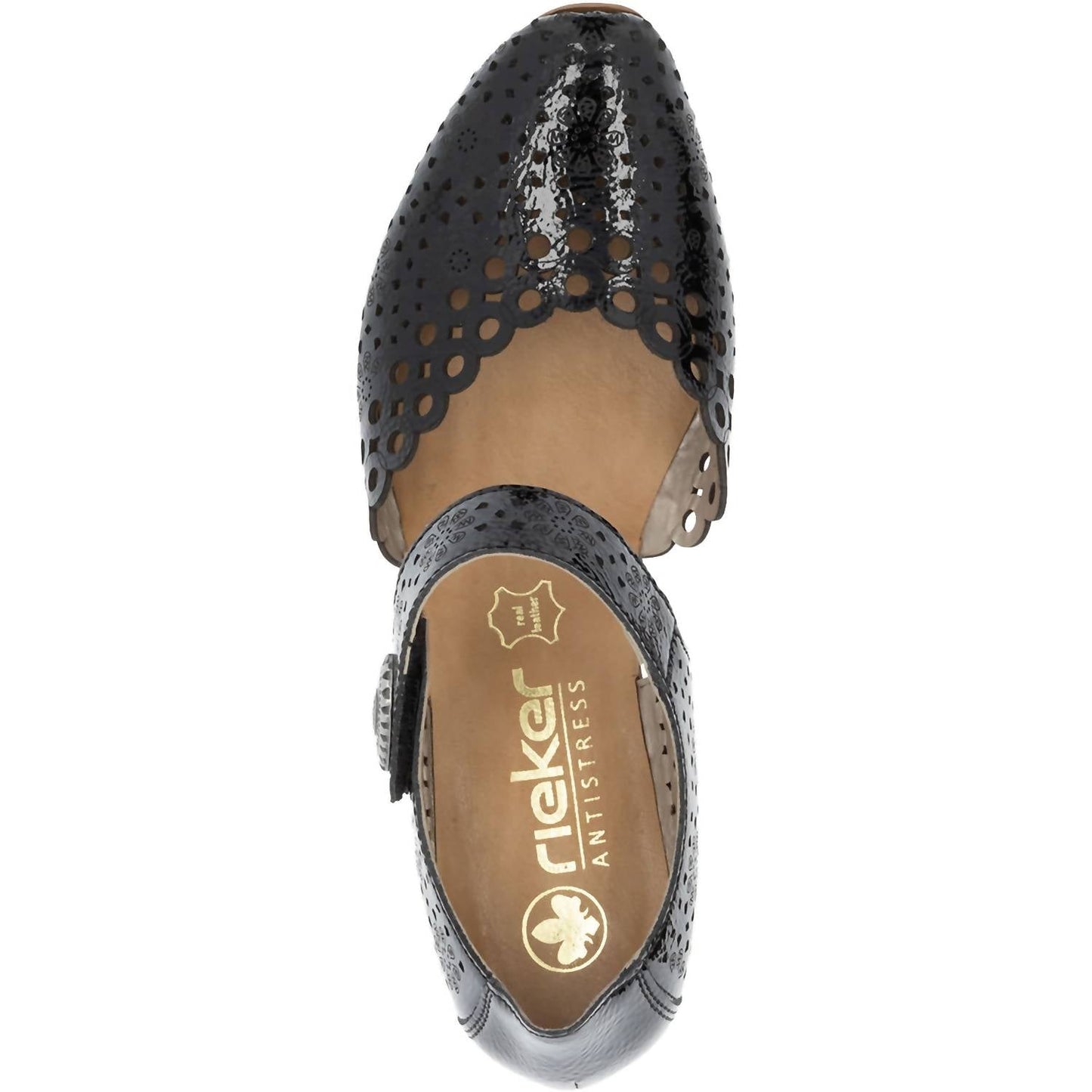 Rieker - Women's Mirjam 53 Casual Mary Jane Leather Shoes