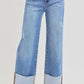 Risen - High Rise Wide Cuff Jeans