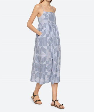 Sea - Helmi Striped Shirting Midi Dress