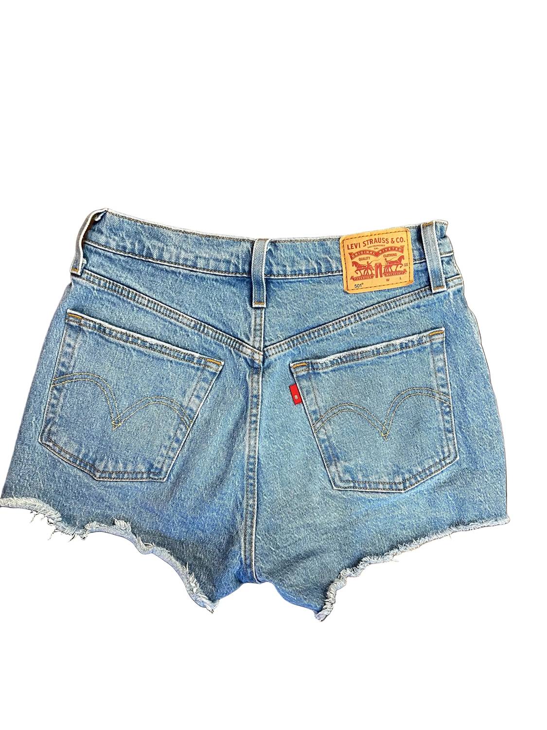 Levi'S - Women's 501 Distressed Denim Cutoff Shorts