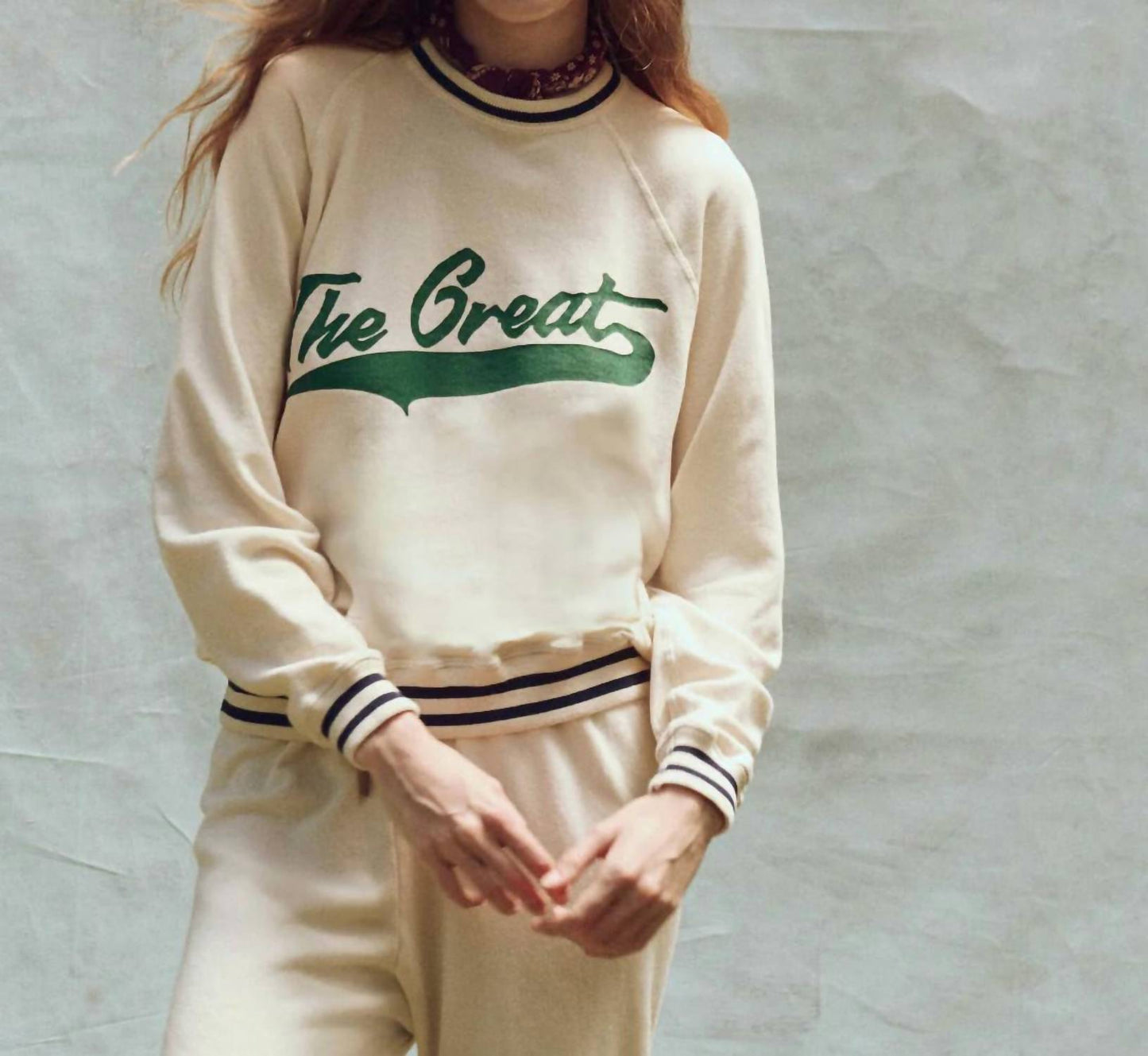 The Great. - Crest Graphic Varsity College Sweatshirt