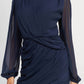 Emory Park - Long Sleeve Ruched Mini Dress