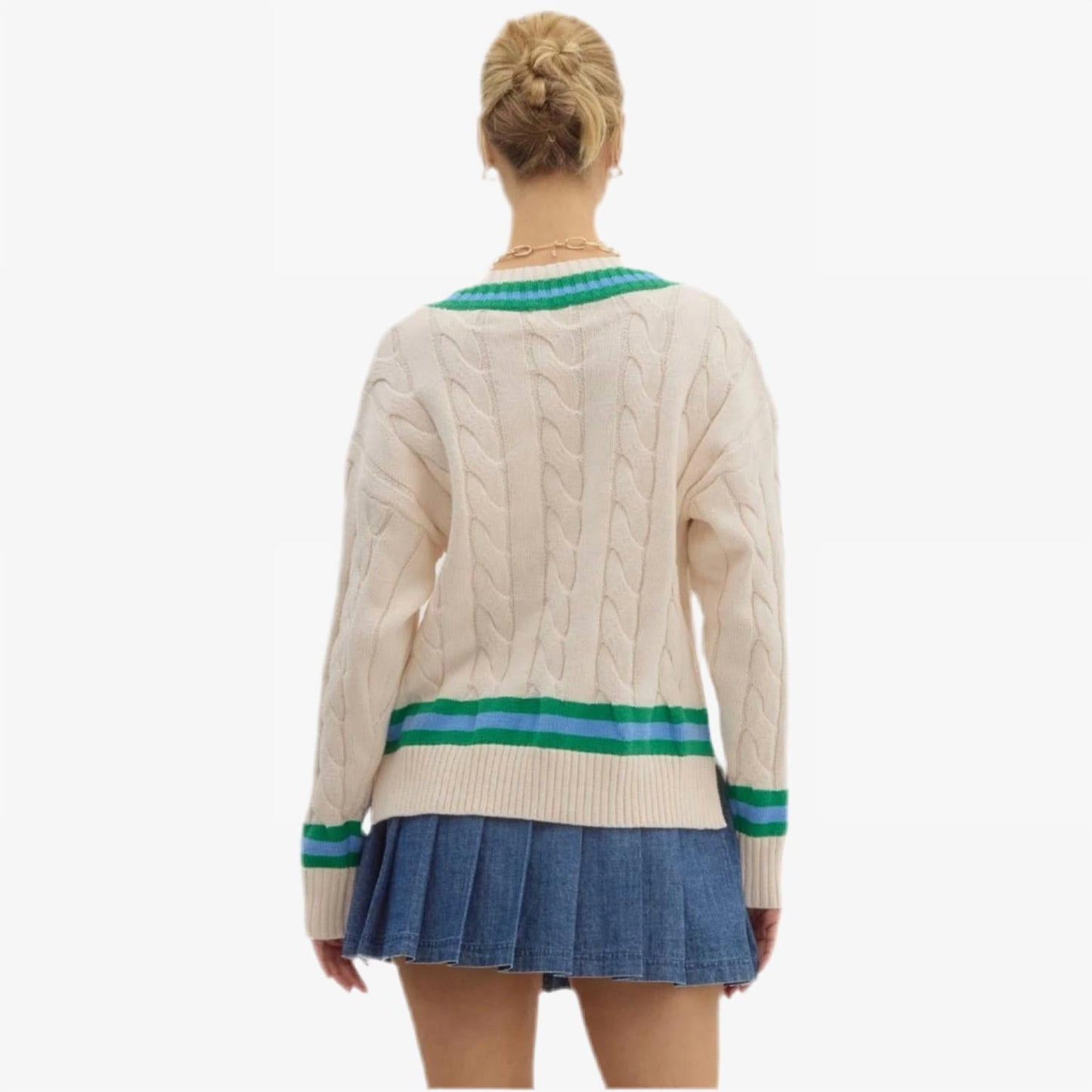 Style Usa - Malibu V-neck Sweater