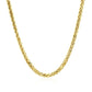 2.7mm 14k Yellow Gold Lite Diamond Cut Round Franco Chain
