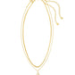 Kendra Scott - Abbie Pave Frame Multi Strand Necklace In Ivory Mother-of-pearl