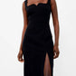 French Connection - Echo Crepe Neck Detail Dress