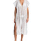 Echo - Women's Longline Eyelet Robe Cover Up