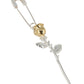 Ambush - Women's Rose Charm Single Earrings