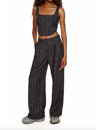 Another Girl - Pinstripe Wide Leg Trouser