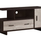 Contemporary TV Stand Console with Storage and Wire Management