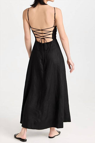 Enza Costa - Laced Open Back Linen Dress