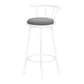 Swivel Stool Bar Height, Stylish Design Contemporary & Modern (Set of 2)