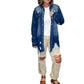American Bazi - Distressed Denim Shirt Jacket