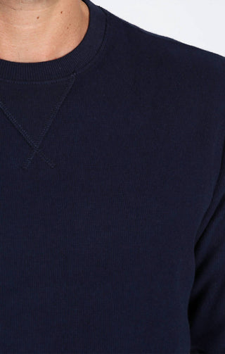 Jachs New York - Brushed Waffle Crewneck Sweatshirt