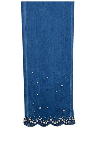 Ethyl - Women's Scallop Shine Jeans