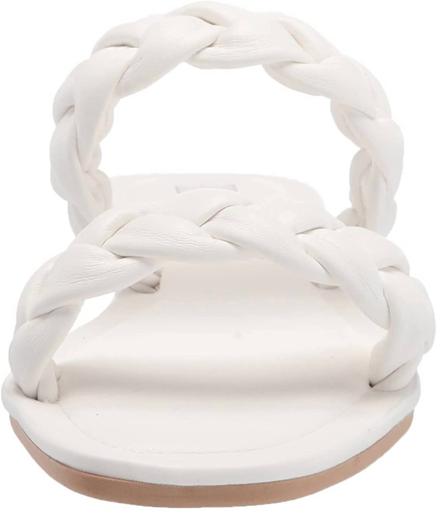 Steve Madden - Women's Persia Chunky Braid Detail Double Toe-straps Flats Slide Mule